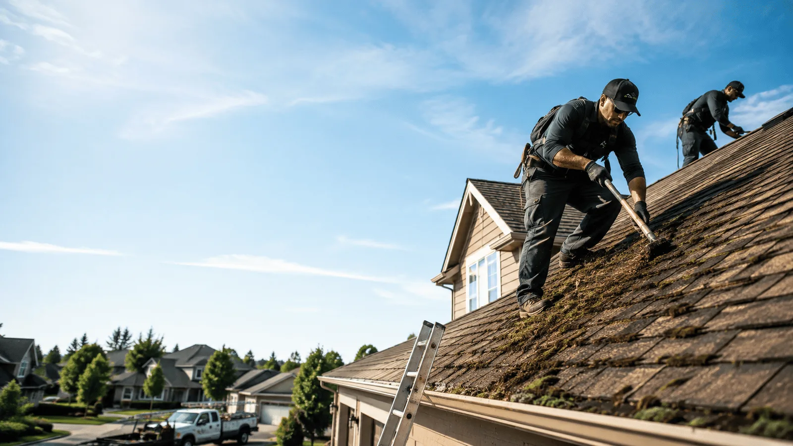 Roof Moss Removal in Sandusky, MI near me